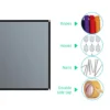 4K Projector Screen 16:9 Metal Reflective Anti-Light Fabric for H3, HALO, & Others 4